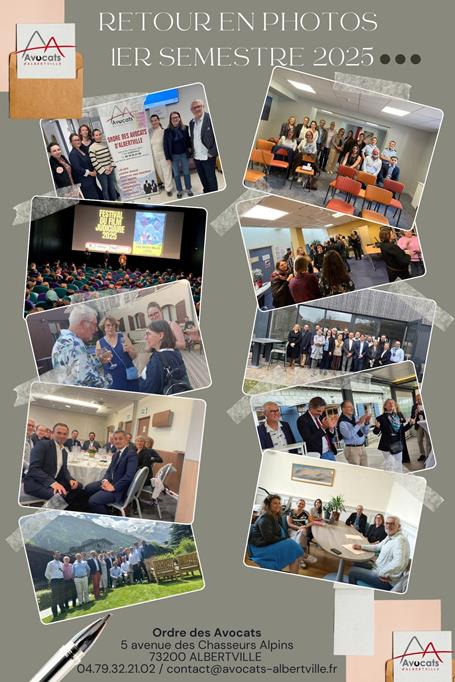 RETOUR EN PHOTOS 1ER SEMESTRE 2025