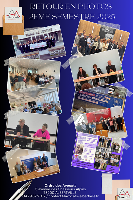 Retour sur les temps forts du 2ᵉ semestre 2025